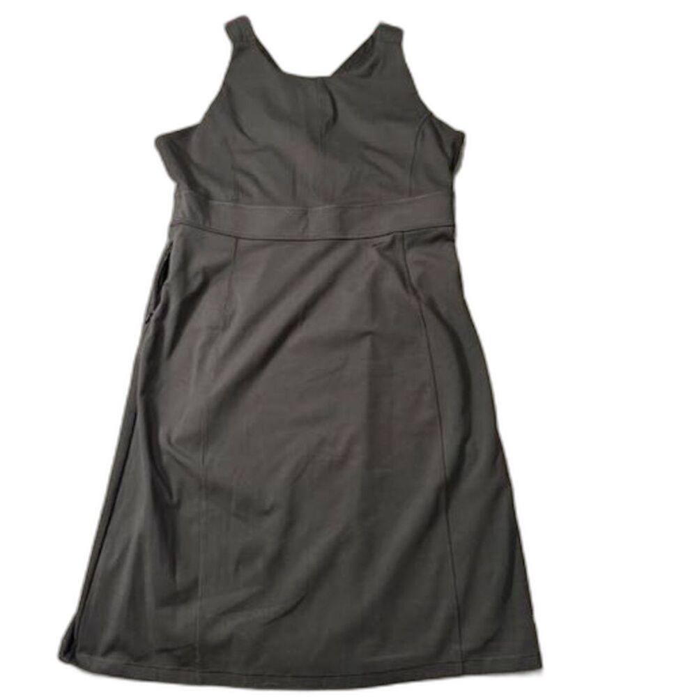 Royal Robbins Athletic Dress Women's Large Black Built In Bra Travel Hiking